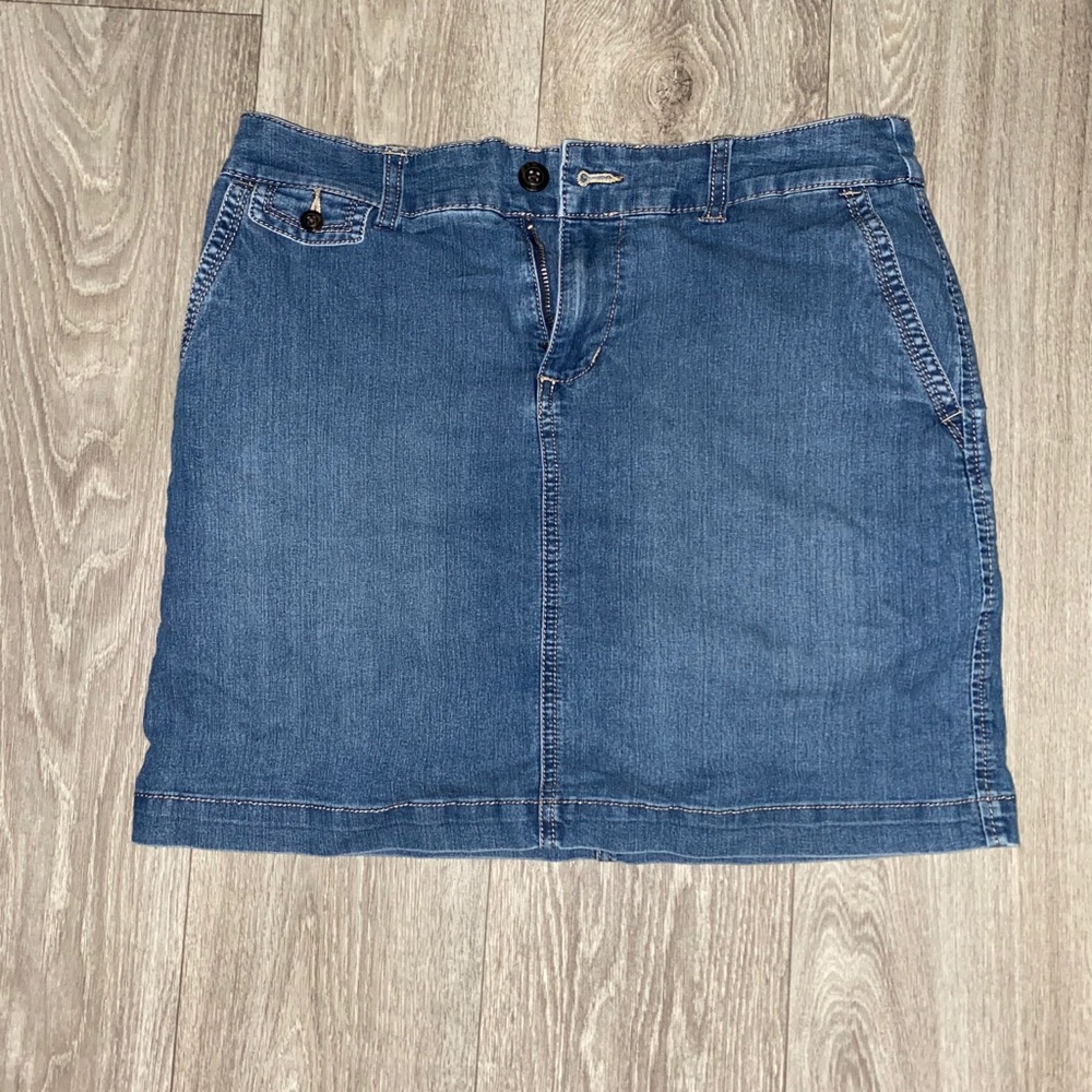 cutest jean skort